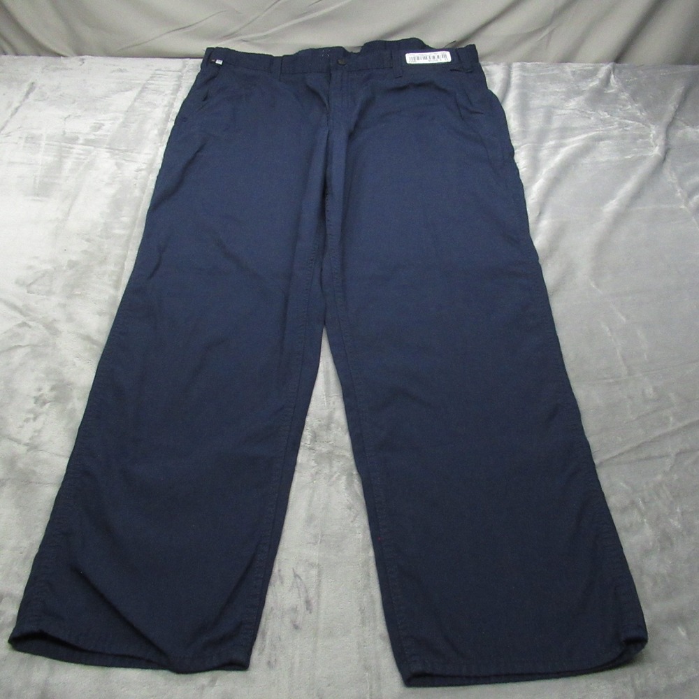 Carhartt FR Work Pant Men 42x32 Navy Fire Resistant Light Cargo Baggy Relax Boot